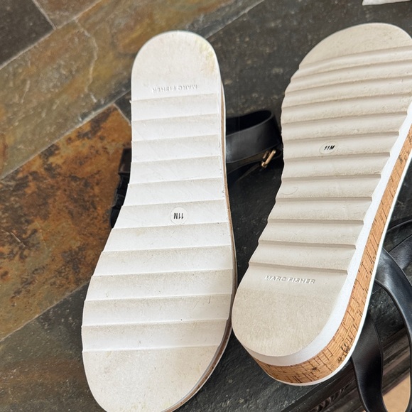 Marc Fisher Black Sandals - Picture 2 of 4